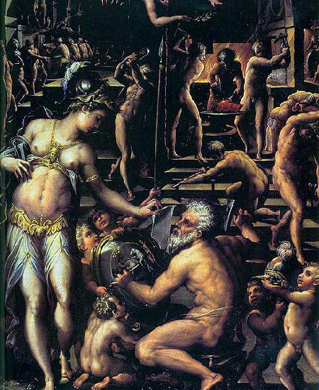 Giorgio Vasari Vulcans Forge oil painting picture